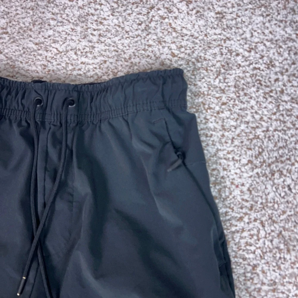 Nike Pants Men Small Black Dri-FIT Training Athletic Gym Joggers Ankle Zip Sport